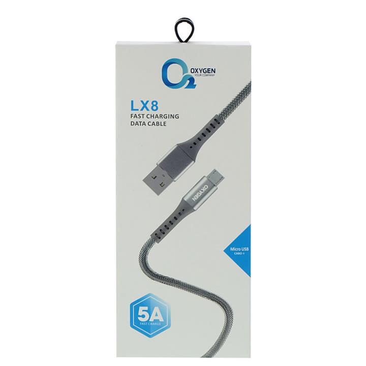 کابل شارژ Micro USB برند OXYGEN مدل LX8